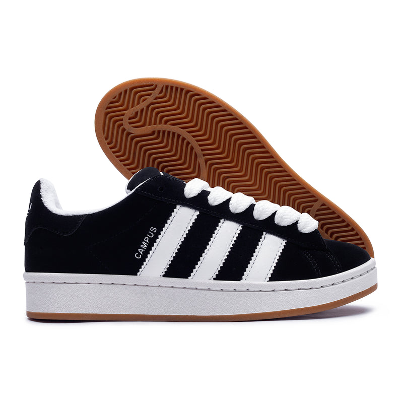 Adidas Campus preto com branco