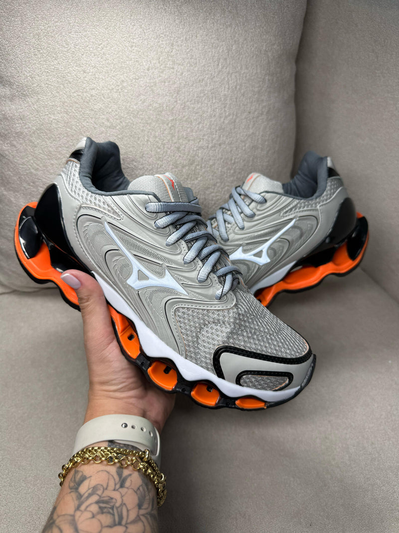 Mizuno Prophecy 12 S Cinza Laranja + Frete Grátis