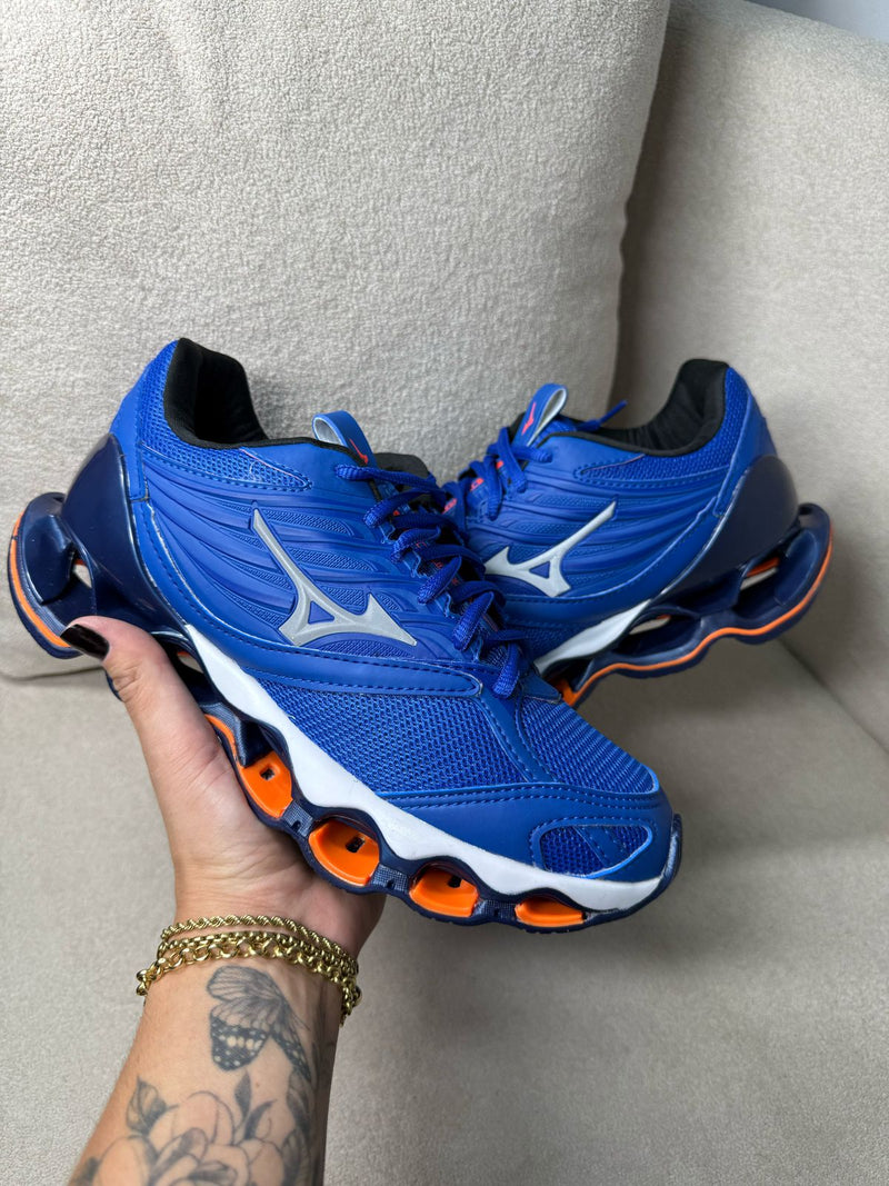 Mizuno Prophecy 13 S Azul royal laranja + Frete Grátis