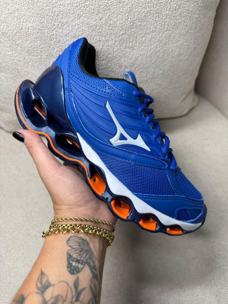 Mizuno Prophecy 13 S Azul royal laranja + Frete Grátis