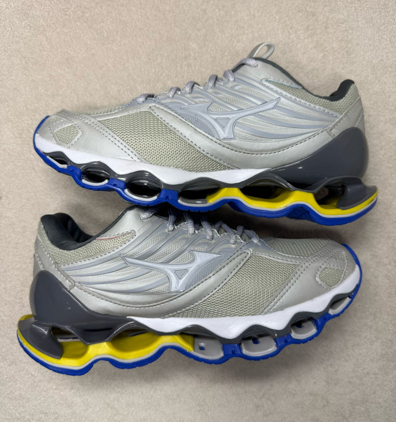 Mizuno Prophecy 13 S Prata azul amarelo + Frete Grátis